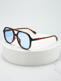 Leopard Frame Blue Piece