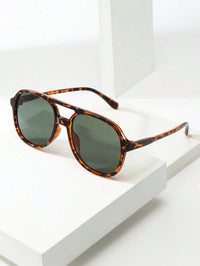Tortoise Shell Frame Green Piece